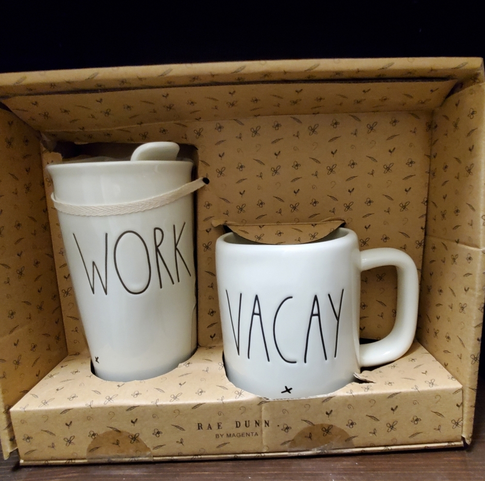 Rae Dunn Mug Set NEW